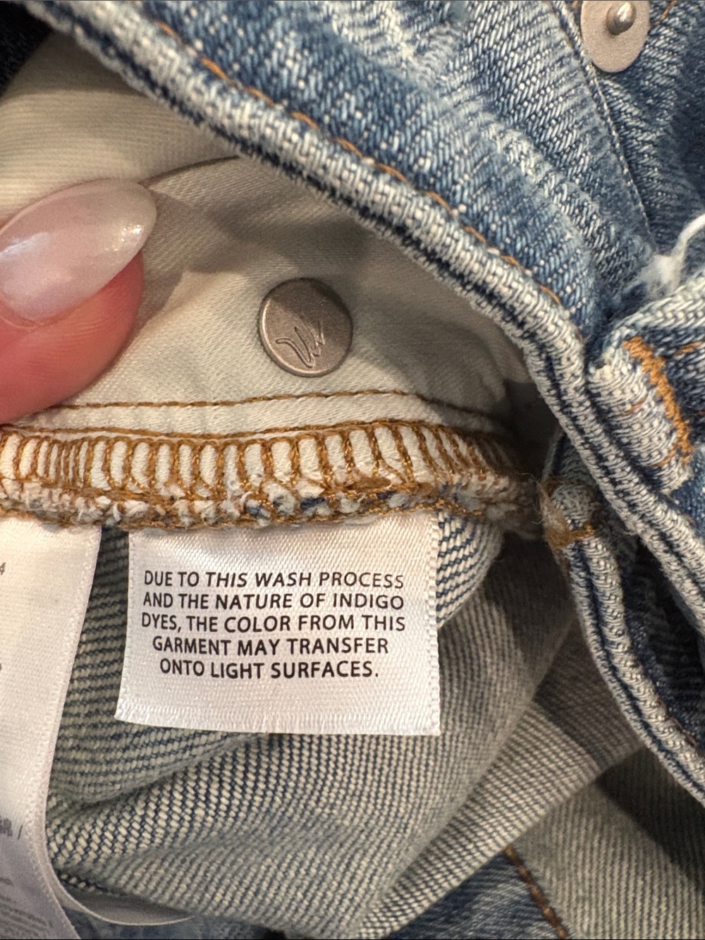 Madewell Light Blue Distressed Straight-Leg Jeans - Picture 4 of 6